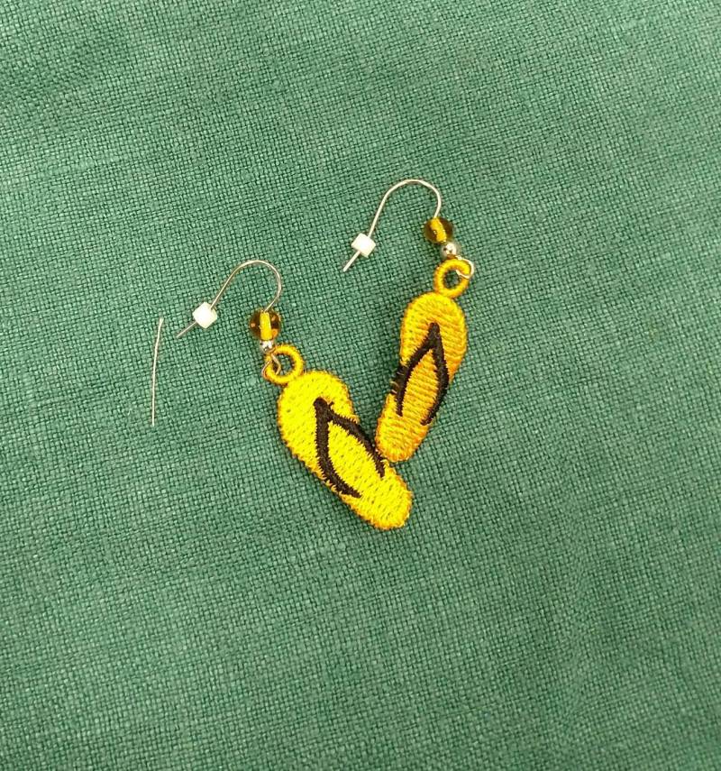 Perlen Flip Flop Ohrringe Perlen Flip Flop Ohrringe von DebsCustomCreations