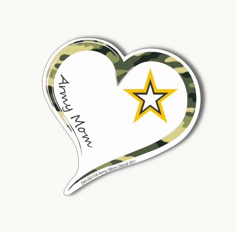 Army Mom Sticker 001 von DecalHell