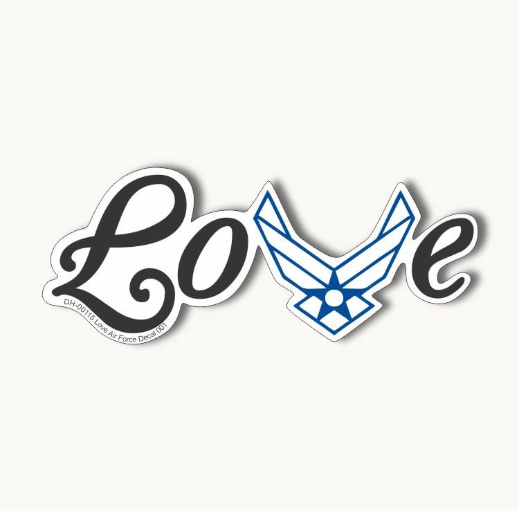 Love Air Force Sticker 001 von DecalHell