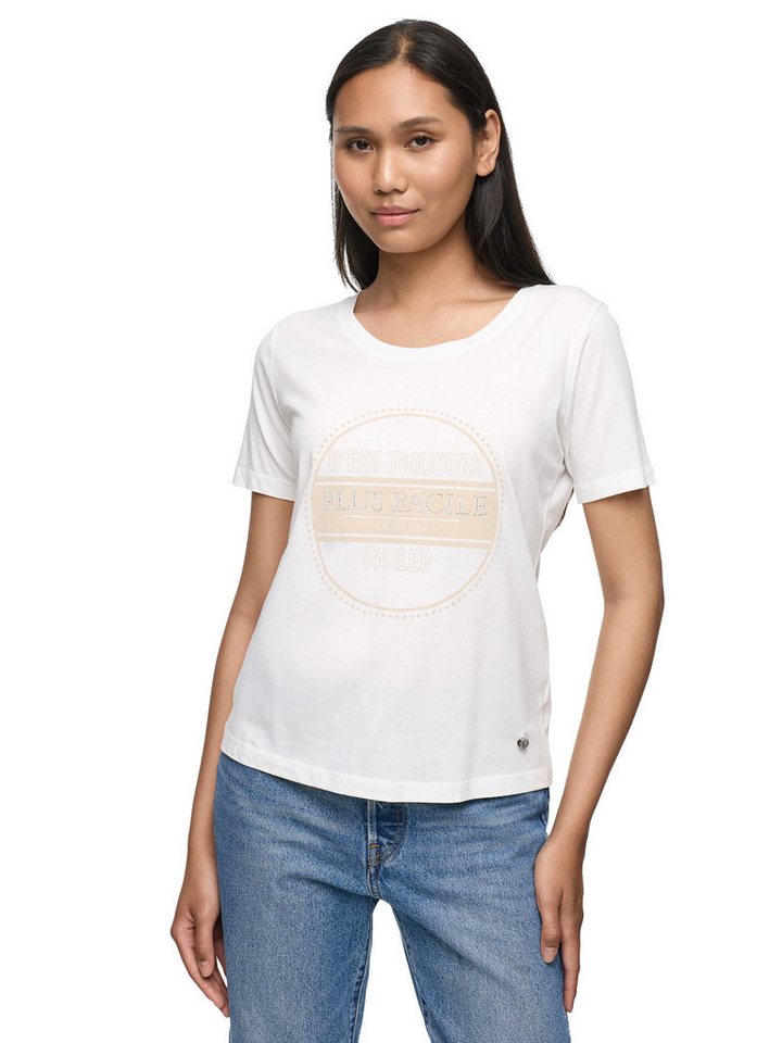 Decay T-Shirt Decay Damen T-Shirt mit französischem Statement-Print von Decay