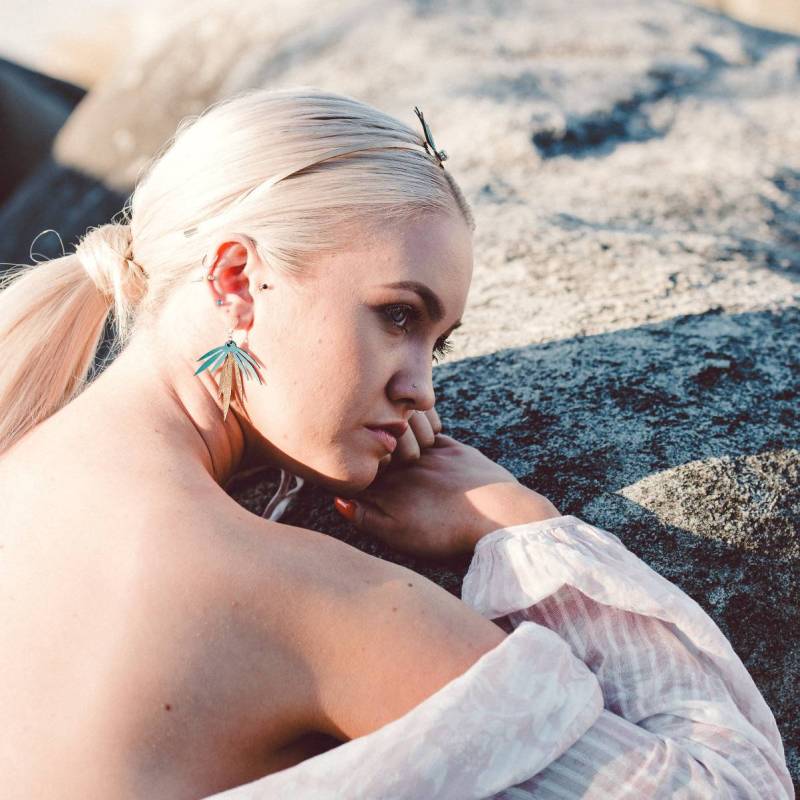 Elegante Ohrgehänge Mit Einem Sterling Silber Haken von Deccoangel