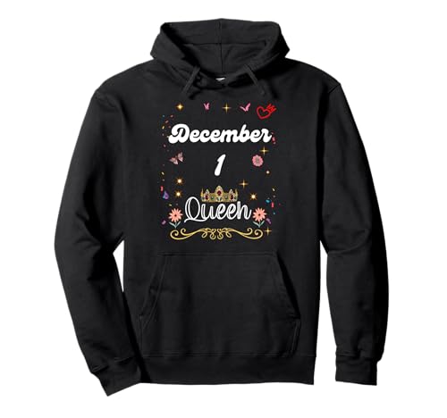 Dezember 1 Queen Born on December 1st Birthday Girl Women Pullover Hoodie Dezember 1 Queen Born on December 1st Birthday Girl Women Pullover Hoodie von December 1 Queen Born on December 1st Birthday
