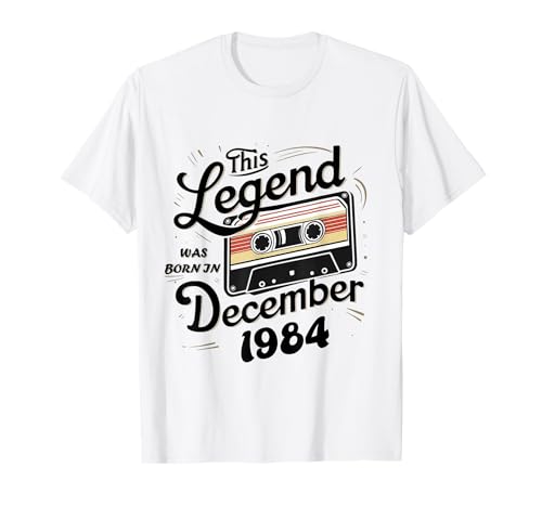 Diese Legende wurde im Dezember 1984 geboren. Awesome Man Birthday T-Shirt Diese Legende wurde im Dezember 1984 geboren. Awesome Man Birthday T-Shirt von December 1984 Birthday Legendary Since 1984 Men