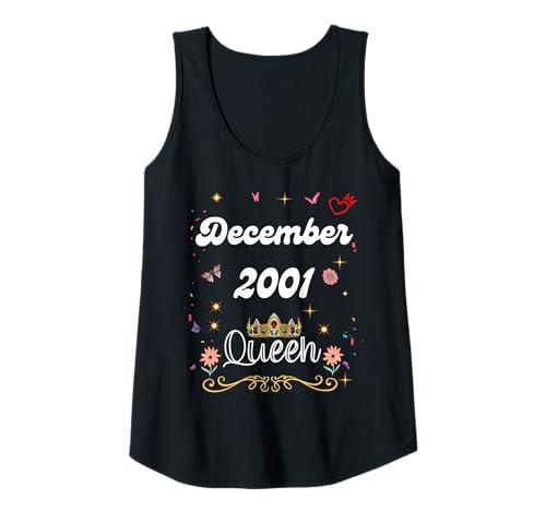 Damen Dezember 2001 Queen Since December 2001 Birthday Girl Women Tank Top Damen Dezember 2001 Queen Since December 2001 Birthday Girl Women Tank Top von December 2001 Queen Since December 2001 Birthday