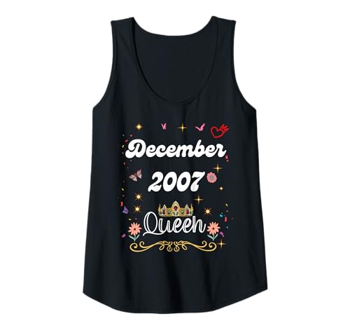 Damen Dezember 2007 Queen Since December 2007 Birthday Girl Women Tank Top Damen Dezember 2007 Queen Since December 2007 Birthday Girl Women Tank Top von December 2007 Queen Since December 2007 Birthday