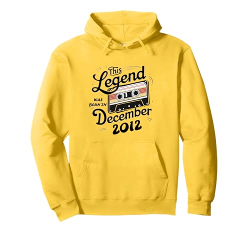 Diese Legende wurde im Dezember 2012 geboren. Awesome Man Birthday Pullover Hoodie Diese Legende wurde im Dezember 2012 geboren. Awesome Man Birthday Pullover Hoodie von December 2012 Birthday Legendary Since 2012 Men