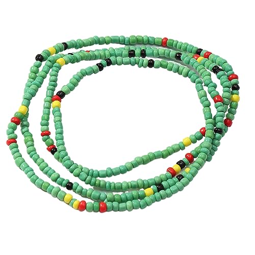 1 Pcs Böhmische Fußkettchen Armband, handgemachte Perlen Sommer Fußkettchen Armband Elastischer Faden Fußkettchen Bunte mehrschichtige Perlen Elastischer Fußschmuck für Frauen Mädchen von Decentraland