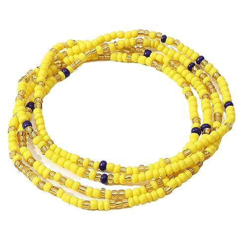 1 Pcs Böhmische Fußkettchen Armband, handgemachte Perlen Sommer Fußkettchen Armband Elastischer Faden Fußkettchen Bunte mehrschichtige Perlen Elastischer Fußschmuck für Frauen Mädchen von Decentraland