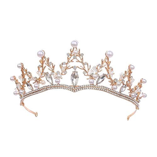 Duoc Barock-Krone, Vintage, rund, Retro, Gothic, Strass, schwarze Königin Krone für Hochzeit, Festival, Party, Haarschmuck für Frauen und Erwachsene Duoc Barock-Krone, Vintage, rund, Retro, Gothic, Strass, schwarze Königin Krone für Hochzeit, Festival, Party, Haarschmuck für Frauen und Erwachsene von Decentraland