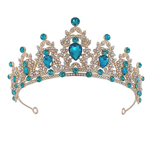 Kristall-Strass-Hochzeits-Tiara für Braut, Hochzeit, Prinzessin, Königin, Krönung, Geburtstagsfeier, silberne Krone, Mädchen und Frauen, Karneval, Party, Urlaub, Feier für Erwachsene von Decentraland