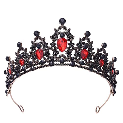 Kristall-Strass-Hochzeits-Tiara für Braut, Hochzeit, Prinzessin, Königin, Krönung, Geburtstagsfeier, silberne Krone, Mädchen und Frauen, Karneval, Party, Urlaub, Feier für Erwachsene von Decentraland