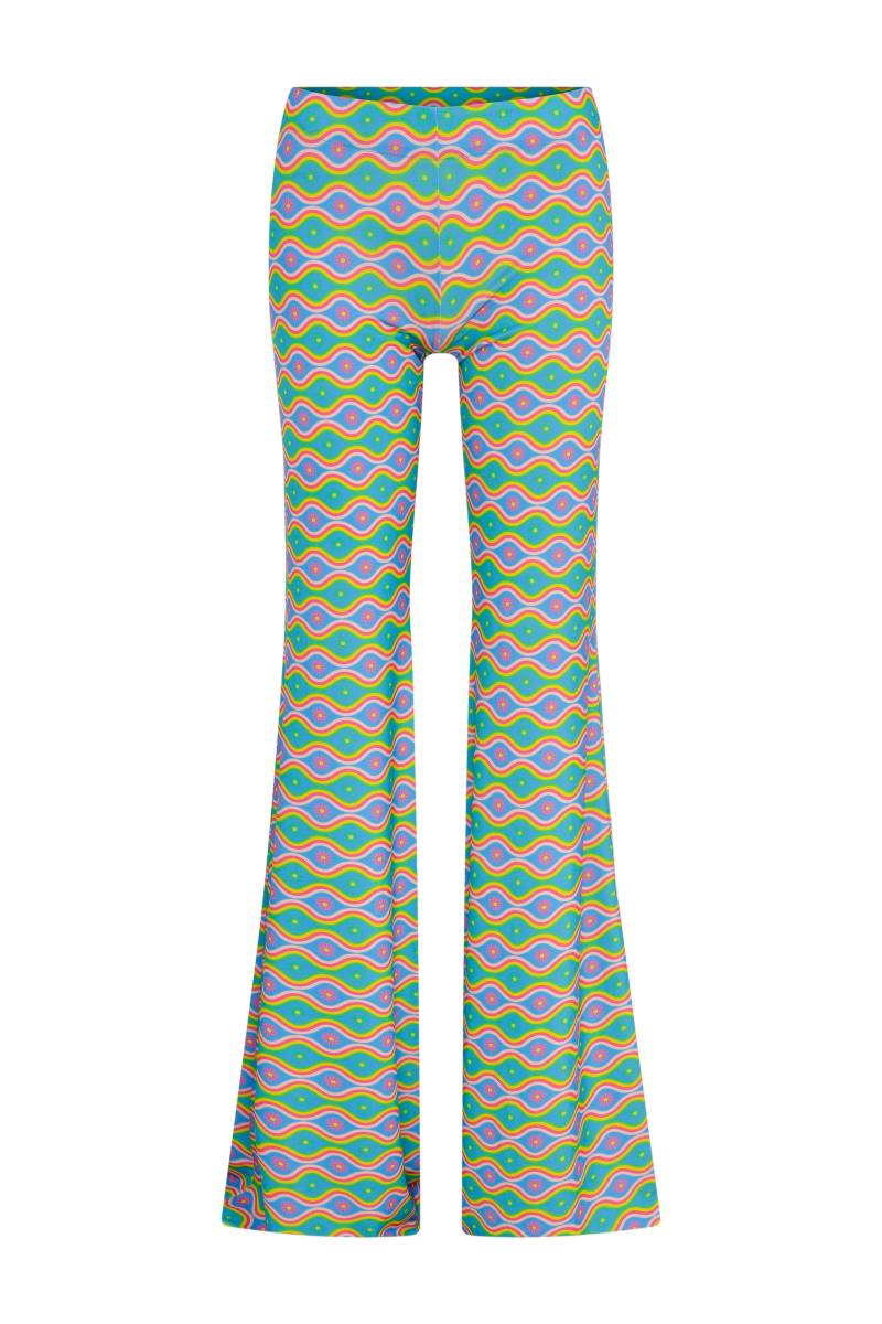 Declara | Bird Of Paradise Pant | Women's Multi color Flared pants von Declara
