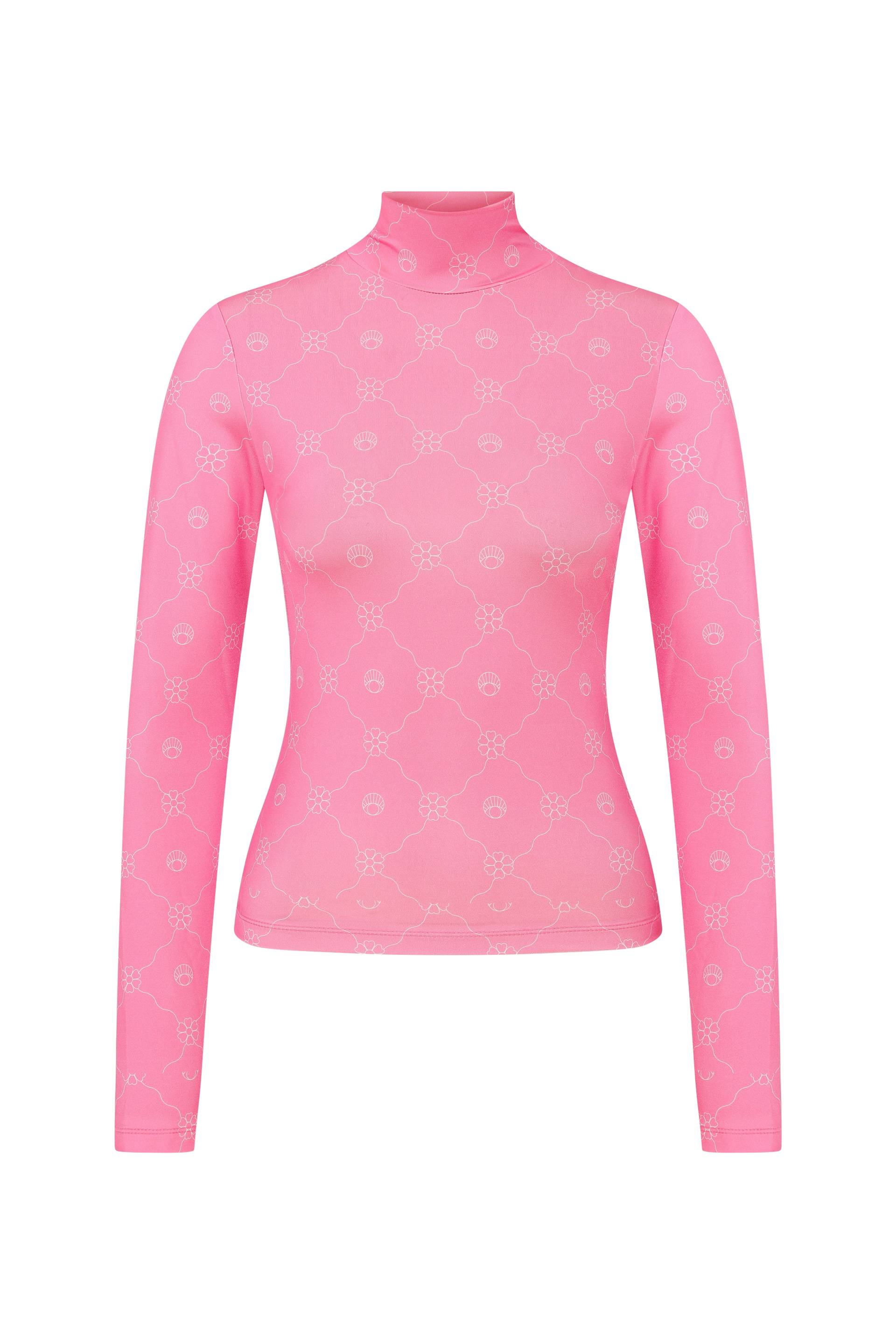 Petite Blossom Pink Top - Pink - S - Declara - Turtlenecks Petite Blossom Pink Top - Pink - S - Declara - Turtlenecks von Declara