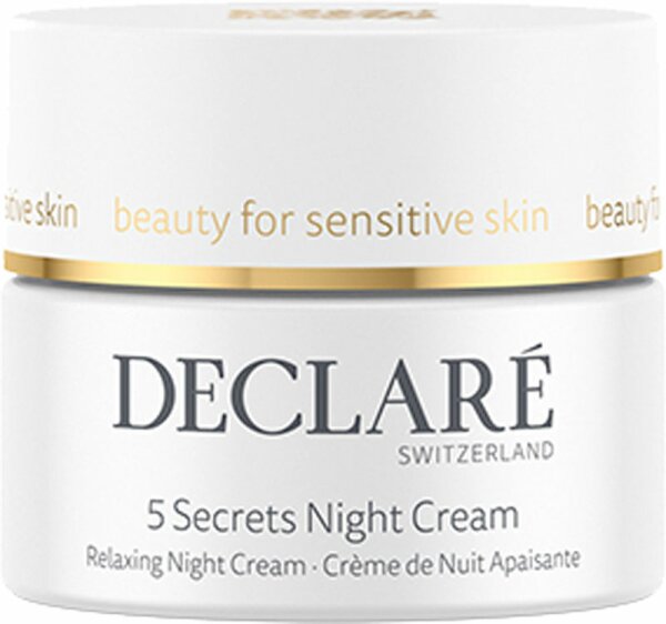 Declare Stress Balance 5 Secrets Night Cream 50 ml von Declaré