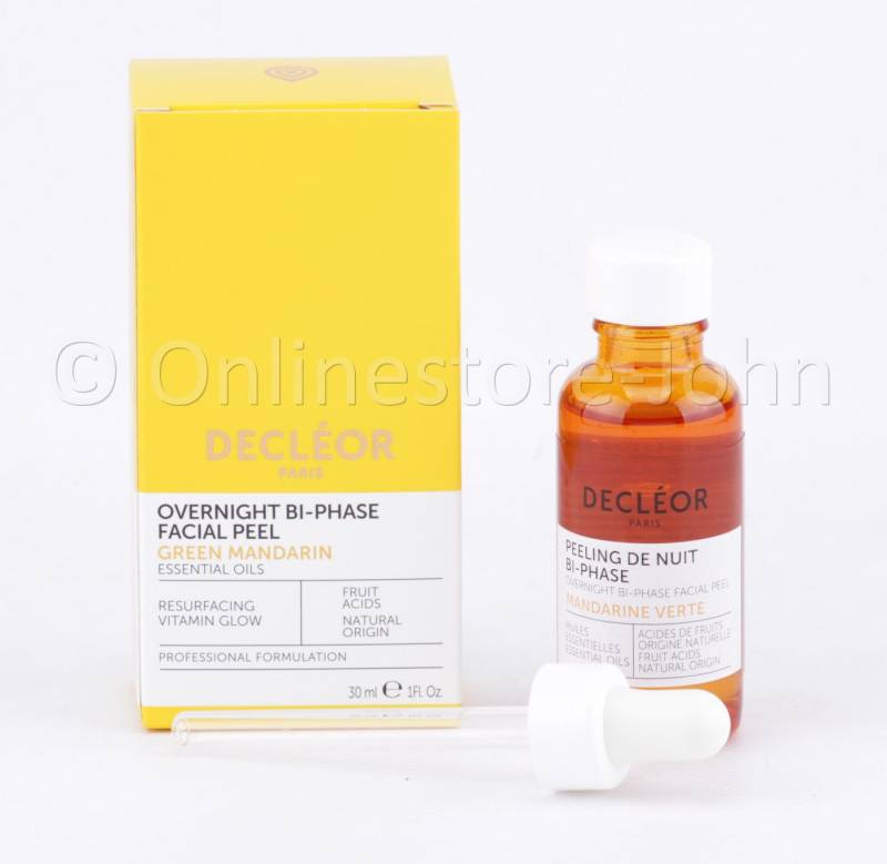 Decléor Anti-Aging-Creme Decleor - Green Mandarine - Overnight Bi-Phase Facial Peel - 30ml von Decléor