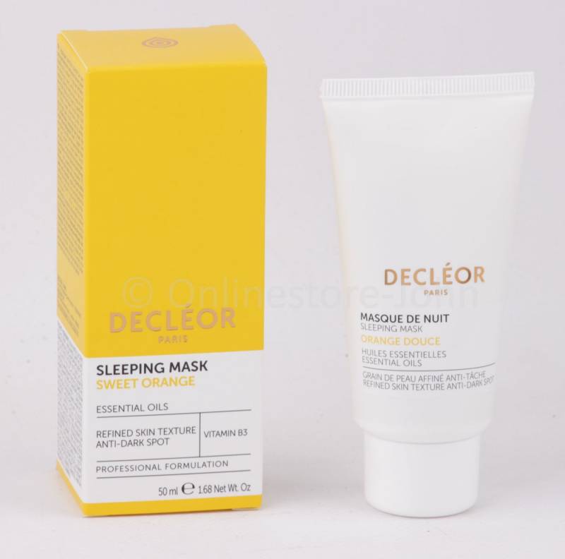 Decléor Anti-Aging-Creme Decleor - Sleeping Mask - Sweet Orange - Essential Oils - 50ml von Decléor