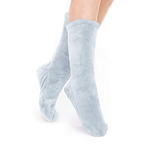 DecoKing Kuschelsocken Flauschsocken One Size Wintersocken Olma Hellblau von DecoKing