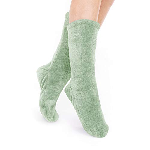 DecoKing Kuschelsocken Flauschsocken One Size Wintersocken Olma Pfefferminze von DecoKing