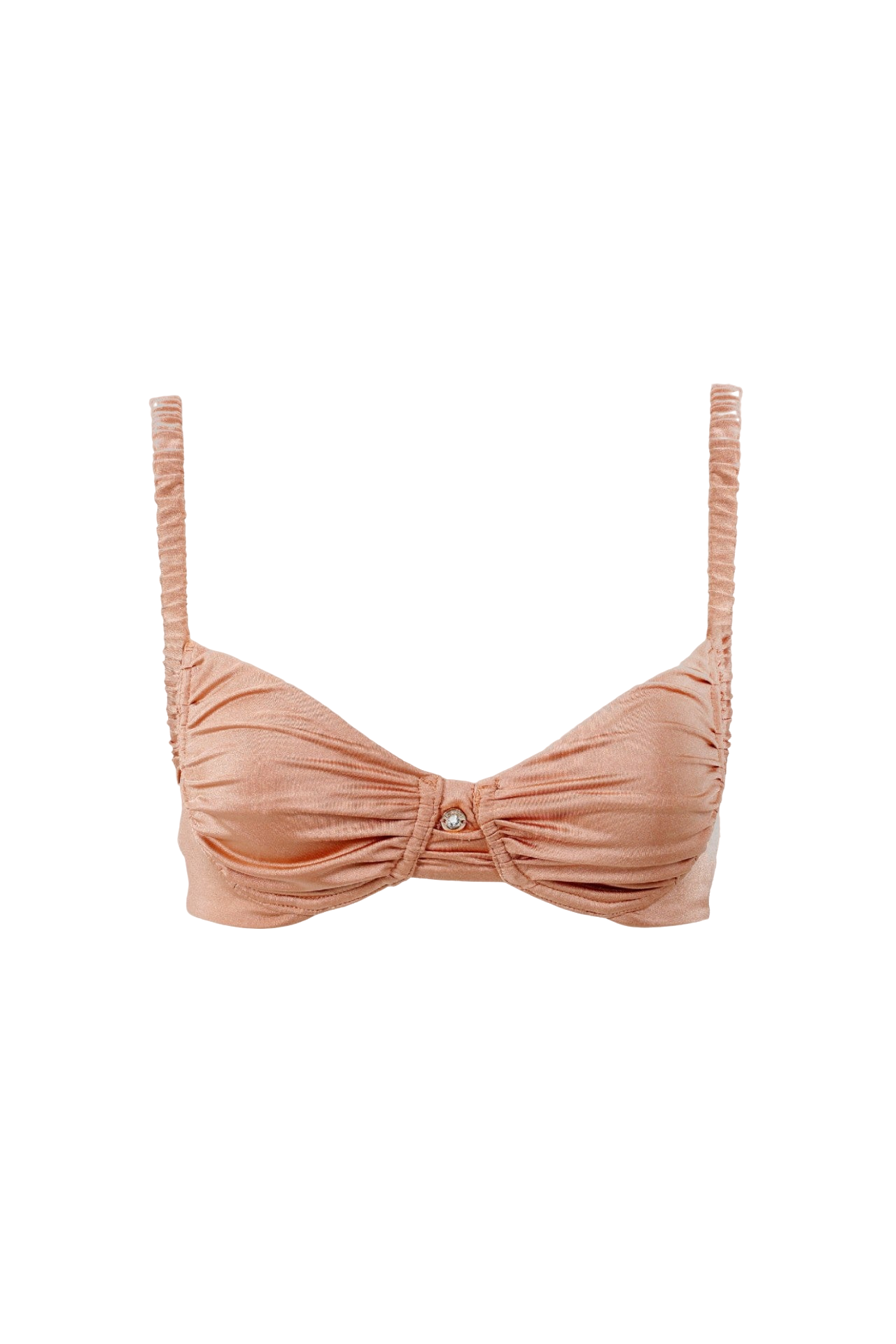 Ariel Underwire Bikini Top in Bronzed - Brown - L - Decolet The Label - Bikini tops Ariel Underwire Bikini Top in Bronzed - Brown - L - Decolet The Label - Bikini tops von Decolet The Label