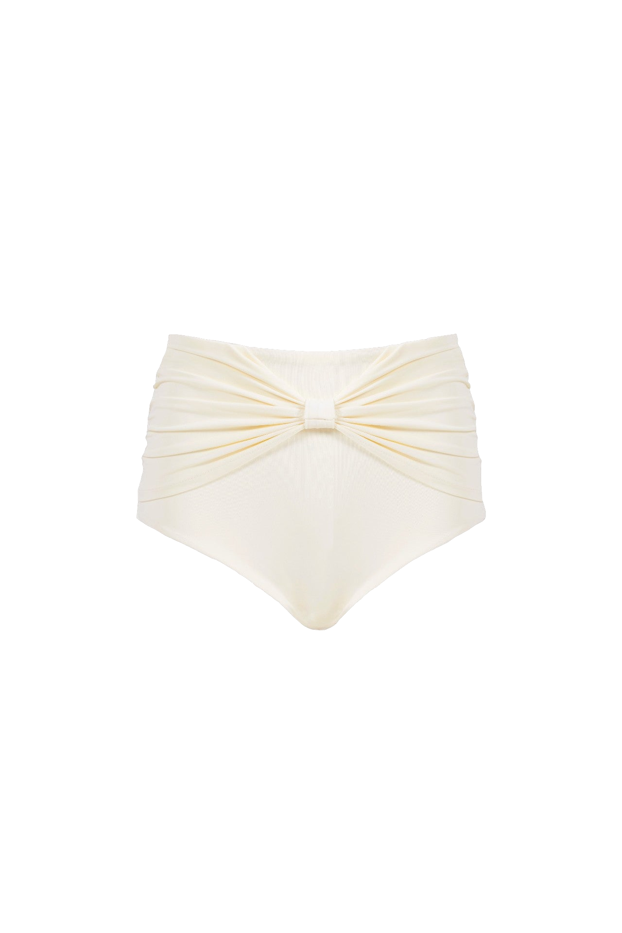 Lilly High-Waisted Bottoms in Seashell - White - M - Decolet The Label - Bikini bottoms Lilly High-Waisted Bottoms in Seashell - White - M - Decolet The Label - Bikini bottoms von Decolet The Label