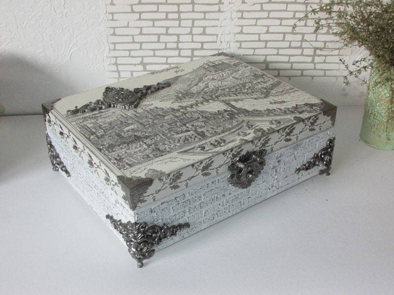 Schmuckschatulle Altstadt Aufbewahrungsbox Schmuckschatulle Altstadt Aufbewahrungsbox von Decooasis