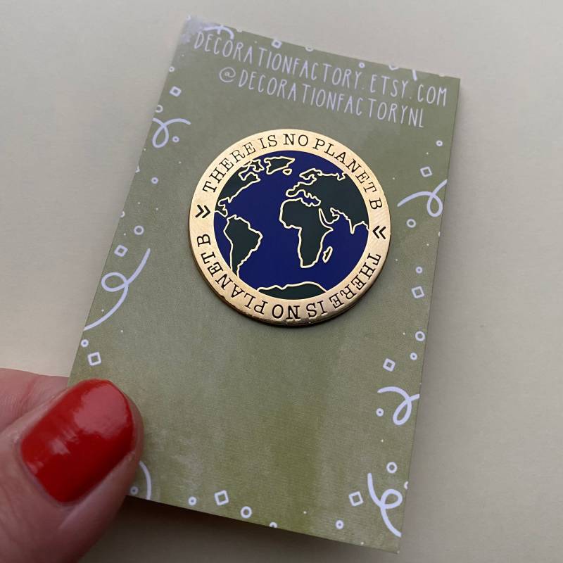 Er Ist Geen Planet B Harde Emaille Pin - Save The Planet, Planeten Pin, Welt Grüner Kein Abfall B, Reise Er Ist Geen Planet B Harde Emaille Pin - Save The Planet, Planeten Pin, Welt Grüner Kein Abfall B, Reise von DecorationFactory