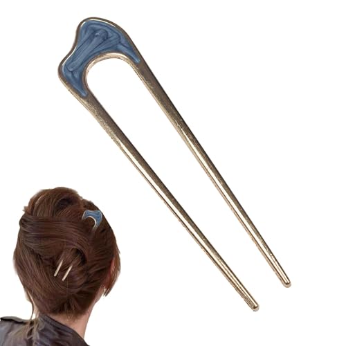 Decorhome Haarnadeln – 11 Cm U-förmiges Frisurenzubehör | Metall-U-förmige Haar-Seitenkämme Für Frauen Und Mädchen Jeden Alters | U-förmige Haargabel Aus Retro-Legierung Für Elegante, Einfache Frisure von Decorhome