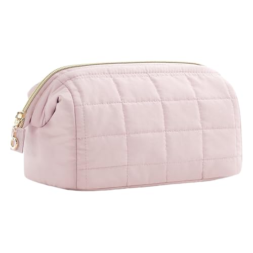 Decorhome Make-up-Tasche, Reise-Kosmetiktasche,Kosmetiktasche mit großem Fassungsvermögen für Damen - Große Gesteppte Kosmetiktasche, wasserdichter Make-up-Taschen-Organizer für Zuhause, Wohnheim, von Decorhome