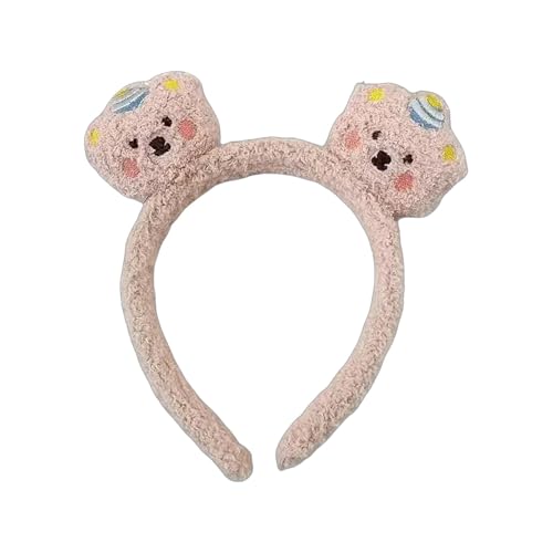 Decorhome Makeup Stirnband – 2 Stück Entzückende Bärenohren Kopfbedeckung | Niedliches Plüsch-Make-up-Stirnband | Weicher, Bequemer Haarreifen Für Frauen Und Mädchen | Stilvoller Plüsch-Haarschmuck Fü von Decorhome