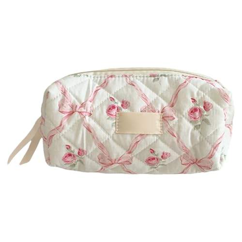 Decorhome Wasserdichtes Federmäppchen – Federmäppchen mit Blumenmuster | Reise-Kosmetiktasche | multifunktionales Schreibwarenetui | verschleißfestes Federmäppchen für Arbeit Schule | niedliche kleine von Decorhome
