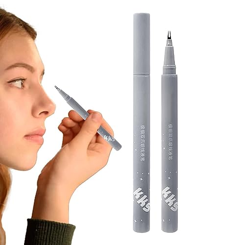 Eyeliner-Stift,Eyeliner-Stifte mit doppelter Spitze | Superschlanker Eyeliner, Stift für den unteren Wimpernbereich, flüssiger Eyeliner für Wimpern und Augenbrauen Decorhome von Decorhome