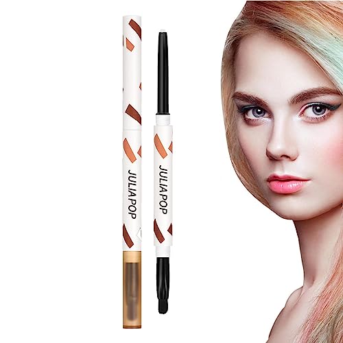 Eyeliner-Stift - Make-up-Creme-Gel-Texturstift mit Pinsel | Schnell trocknender und langlebiger Augenstift als Geschenk-Make-up-Zubehör für den täglichen Gebrauch Decorhome von Decorhome