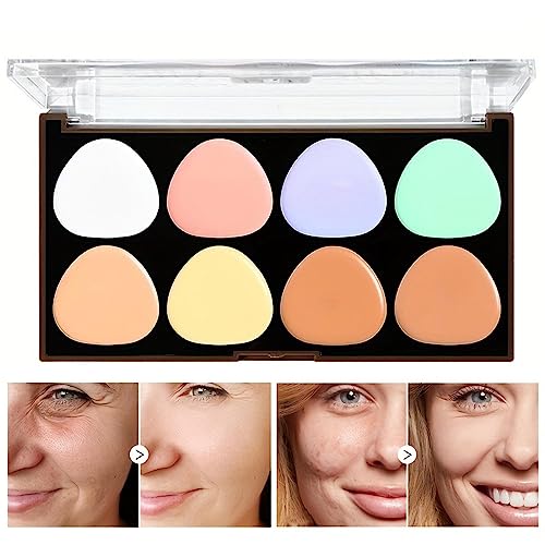 Foundation-Palette | Puderkonturpalette | Make-up-Palette mit Highlightern und Konturtönen, Creme- und Puder-Konturpalette für Mädchen und Frauen Decorhome von Decorhome