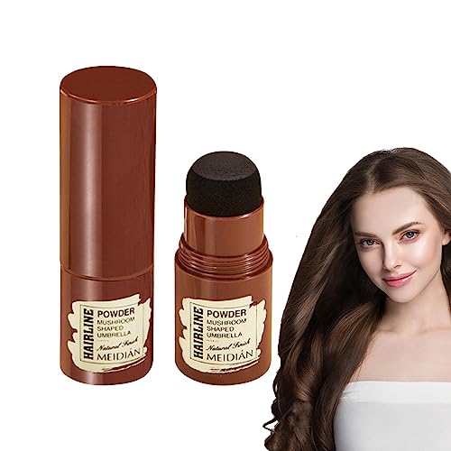 Haarschattierungs-Schwammstift - Quick Cover Haarwurzel-Concealer,Natürliches wasserfestes Haarschattenpulver, Wurzelausbesserungs-Haarfüllerpulver für Frauen und Mädchen, verbirgt sofort Decorhome von Decorhome