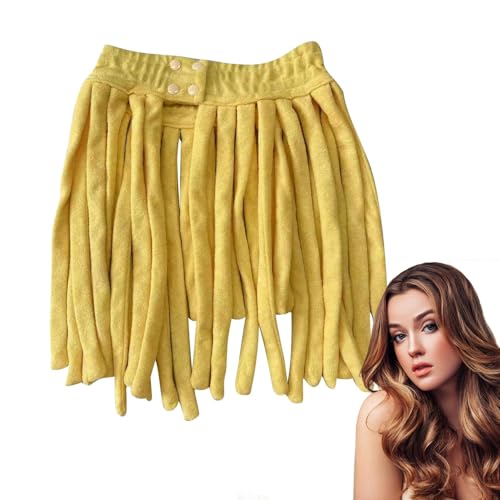 Heatless Hair Curler - 2 in 1 Dry Hair Caps Headband | Water Absorbent Flexible Pasta Shapes Styling Tool for Girls Curly Hair Enhancer von Decorhome