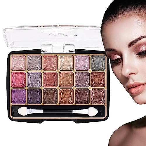 Lidschatten-Make-up-Palette - Weibliche Perlmutt-Matt-Lidschatten-Palette | Langlebiges farbiges Augen-Make-up-Zubehör für Hochzeiten, Partys und den täglichen Gebrauch Decorhome von Decorhome