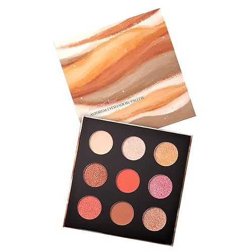 Lidschatten-Palette,Helle Schimmer-Lidschatten-Palette | 9 Farben Farben Make-up Lidschatten, leuchtende Farben Augen-Make-up-Palette für Frauen Mädchen Geburtstagsgeschenke Decorhome von Decorhome