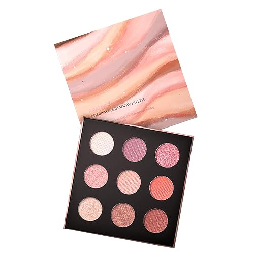 Lidschatten-Palette,Matte Makeup Lidschatten Palle | Langlebiger Make-up-Lidschatten in 9 Farben für Frauen, Mädchen, Geburtstagsgeschenke Decorhome von Decorhome