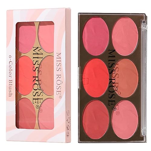 Make-up-Palette für Frauen, 3-in-1 wasserfeste, korrigierende Konturcreme-Make-up-Palette für Frauen, Volldeckendes Make-up für die Haut, Concealer-Palette, 6 Farben für Frauen und Mädchen Decorhome von Decorhome