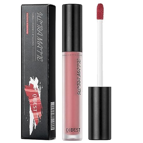 Matter Lipgloss | Schnell trocknender, langlebiger Essence Lipgloss, kein Verblassen - Lip Glaze, feuchtigkeitsspendender, matter Lippenstift für Frauen, Antihaft-Lippenpflege für Mädchen, Decorhome von Decorhome