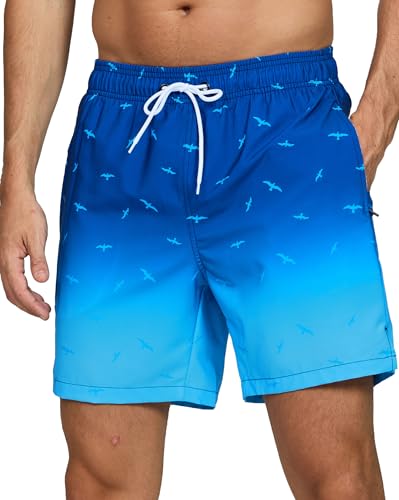 Decorie Badeshorts Herren Badehose Männer Schnelltrocknend Schwimmhose Boardshorts Herren Schwimmshort mit Meshfutter (Z3,L) von Decorie