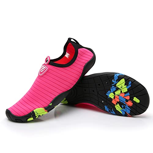 Decorie Wasserschuhe Herren Damen Badeschuhe Schnell Trocken Strandschuhe Schwimmschuhe Atmungsaktiv rutschfest Aquaschuhe Surfschuhe Barfußschuhe für Beach Pool Meer,Gr.36-37,A5 von Decorie