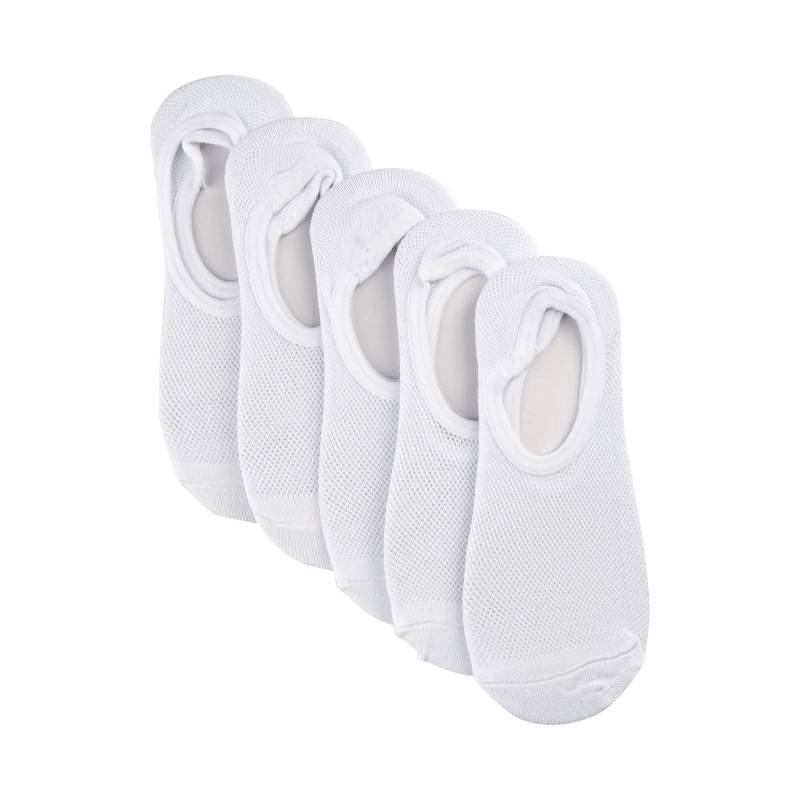 Decoy 5-Pack Quick Dry Strümpfe, Weiß, Größe: 39-41, Damen von Decoy