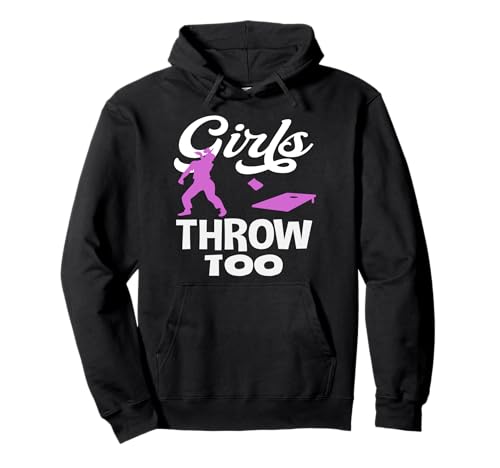 Lustiges Statement für Mädchen Pullover Hoodie von Dedicated Cornhole Players and Backyard Game Gifts