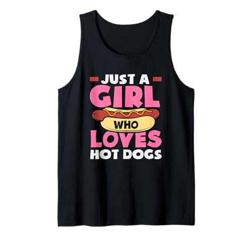 Nur ein Mädchen, das Hotdogs liebt, Hotdog-Liebhaber Tank Top Nur ein Mädchen, das Hotdogs liebt, Hotdog-Liebhaber Tank Top von Dedicated Fans Hot Dogs and Street Food Gifts