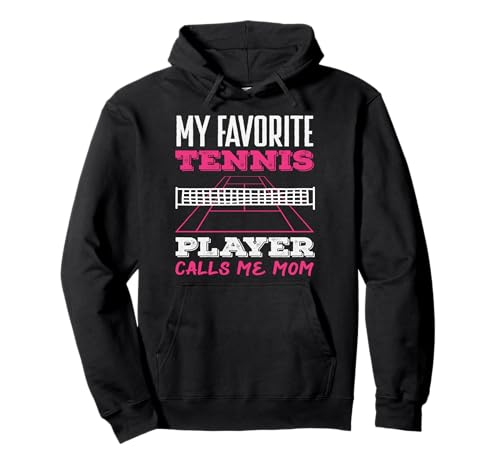 Mein Lieblingstennisspieler nennt Mich Mama Pullover Hoodie von Dedicated Fans of Tennis Matches and Racket Sports