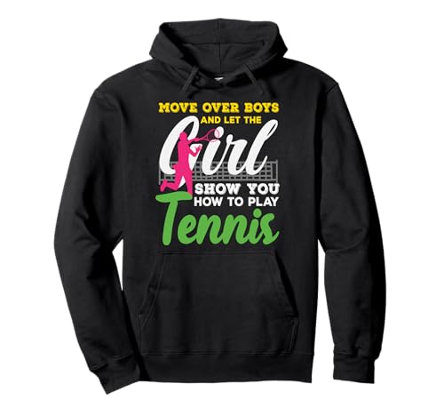 Move Over Tennisspielerin Mädchen Zeig dir wie Pullover Hoodie von Dedicated Fans of Tennis Matches and Racket Sports