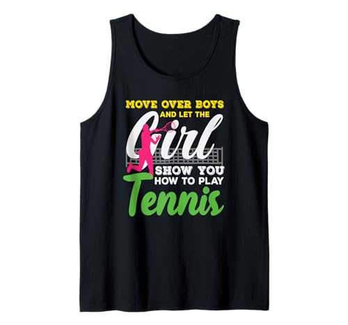 Move Over Tennisspielerin Mädchen Zeig dir wie Tank Top von Dedicated Fans of Tennis Matches and Racket Sports