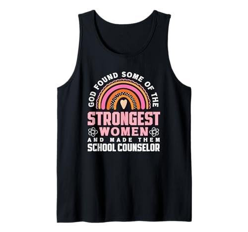 Stärkste Frauen machten sie Schulberaterin Tank Top von Dedicated School Counselors and Student Support