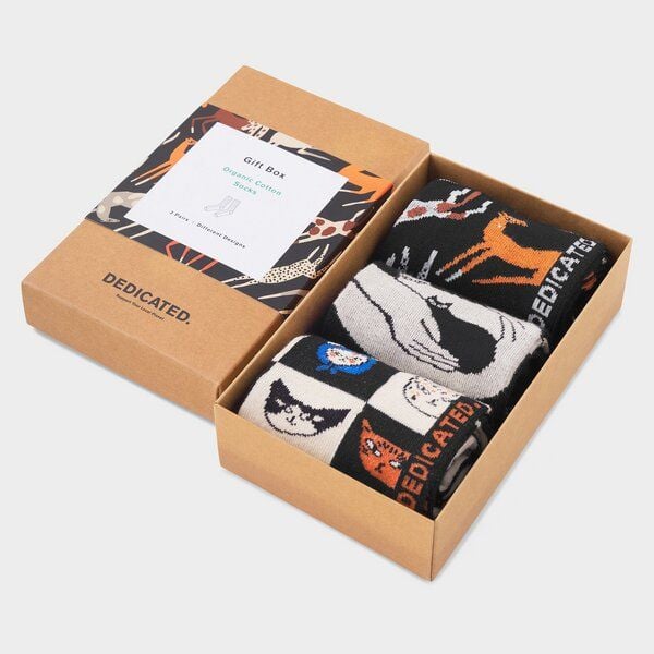 DEDICATED Box mit 3 Paar Socken - ENIKO EGED von Dedicated